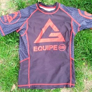 Gracie Barra Storm Youth Medium Rashguard
